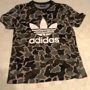 Pacsun shirt that is adidas camo shirt